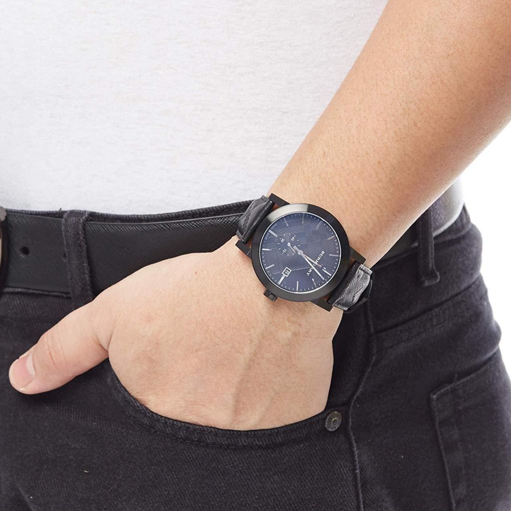 Burberry BU9906 City Schwarzes Leder Armband Herren Uhr Burberry BU9906 City Schwarzes Leder Armband Herren Uhr